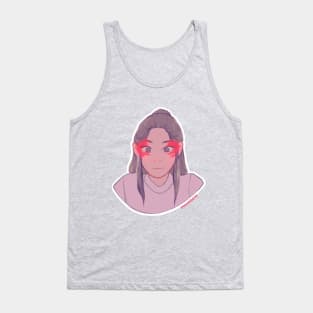 Glowy blush Tank Top